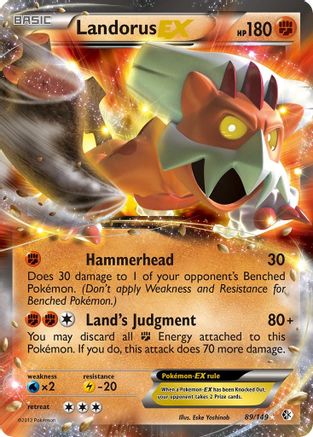 Landorus EX (089) - BC  - Ultra Rare - Holofoil