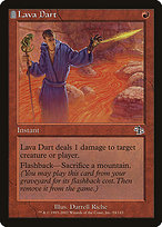 Lava Dart (JUD-094) - common: (tombstone) - Foil