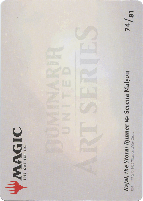 Najal, the Storm Runner // Najal, the Storm Runner (ADMU-074) - common (Borderless)