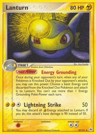 Lanturn (038) - HL  - Uncommon - Reverse Holofoil
