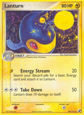 Lanturn (040) - UF  - Uncommon - Reverse Holofoil