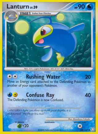 Lanturn (58) (058) - LA  - Uncommon - Reverse Holofoil