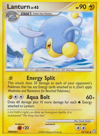 Lanturn (59) (059) - LA  - Uncommon - Reverse Holofoil