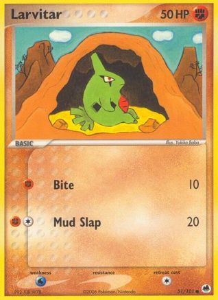 Larvitar (051/101) - DF  - Common