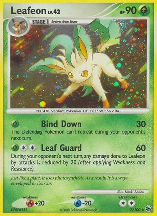 Leafeon (7) (007) - MD  - Holo Rare - Holofoil