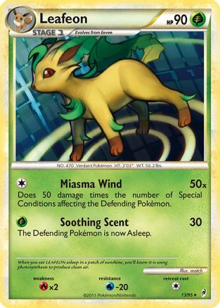 Leafeon (013) - COL  - Holo Rare - Holofoil