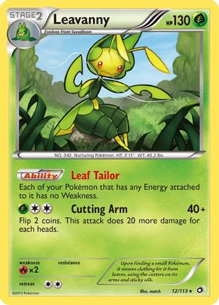 Leavanny (012/113) - LT  - Holo Rare - Holofoil