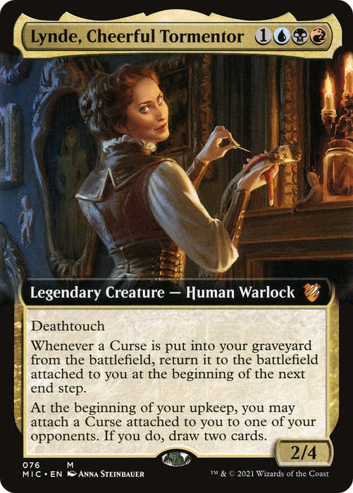 Lynde, Cheerful Tormentor (MIC-076) - mythic: (Extended Art)
