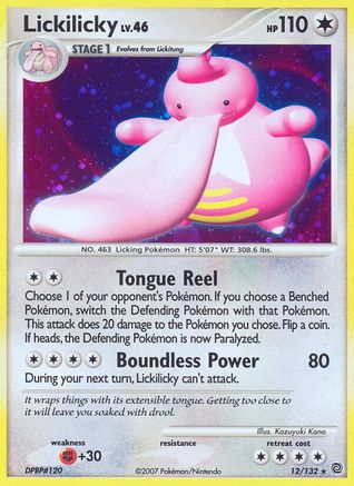 Lickilicky (012) - SW  - Holo Rare - Reverse Holofoil