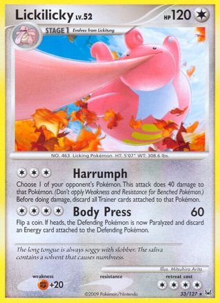 Lickilicky (033) - P  - Rare - Reverse Holofoil