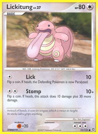 Lickitung (091) - SW  - Common