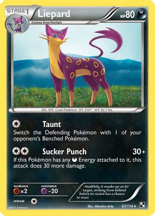 Liepard (067) - BAW  - Rare