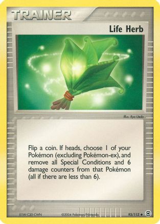 Life Herb (093) - FL  - Uncommon - Reverse Holofoil