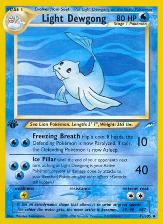 Light Dewgong (045/105) - ND  - Uncommon - Unlimited