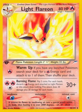 Light Flareon (046/105) - ND  - Uncommon - Unlimited