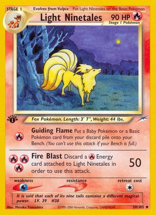 Light Ninetales (050/105) - ND  - Uncommon - Unlimited