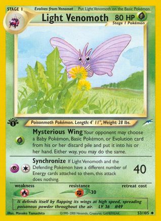 Light Venomoth (053/105) - ND  - Uncommon - Unlimited