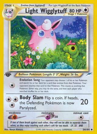 Light Wigglytuff (054/105) - ND  - Uncommon - Unlimited