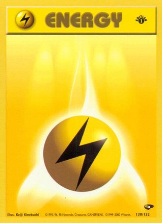 Lightning Energy (130/132) - GC  - Common - 1st Edition