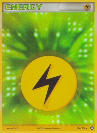 Lightning Energy (106) - PK  - Rare - Holofoil