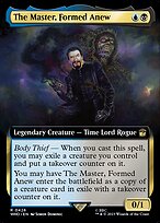 The Master, Formed Anew (WHO-426) - rare: (Extended Art) - Foil