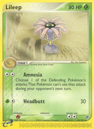 Lileep (043/100) - S  - Uncommon