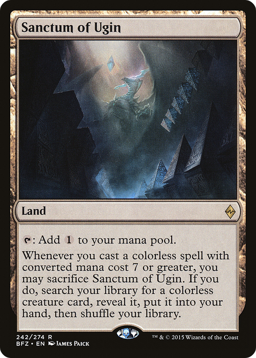 Sanctum of Ugin (BFZ-242) - rare - Foil