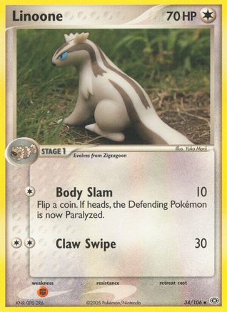 Linoone (034) - E  - Uncommon