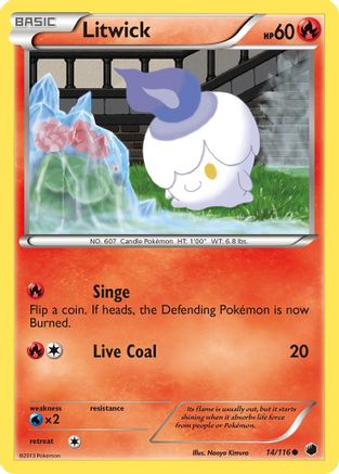 Litwick (014) - PF  - Common - Reverse Holofoil