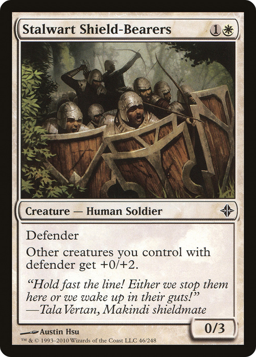 Stalwart Shield-Bearers (ROE-046) - common - Foil