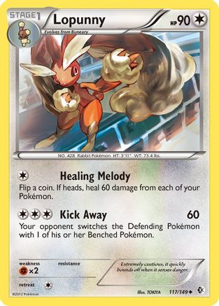 Lopunny (117) - BC  - Uncommon - Reverse Holofoil