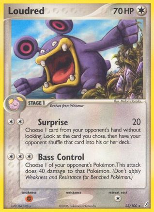 Loudred (023/100) - CG  - Rare