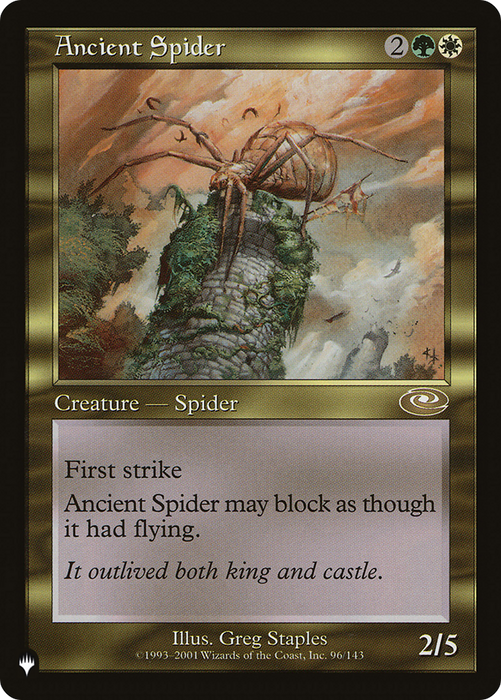 Ancient Spider (LIST-PLS-96) - rare