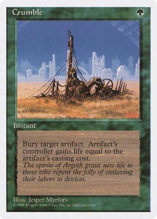 Crumble (4ED-239) - uncommon