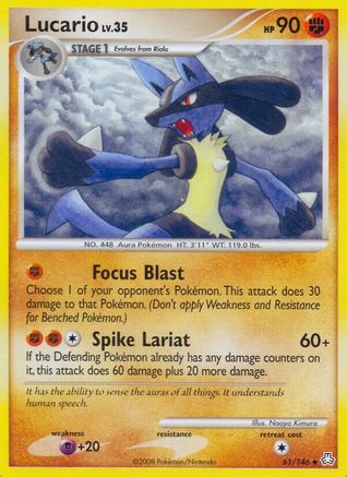 Lucario (061/146) - LA  - Uncommon - Reverse Holofoil