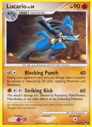 Lucario (002/017) - PS8  - Rare - Holofoil