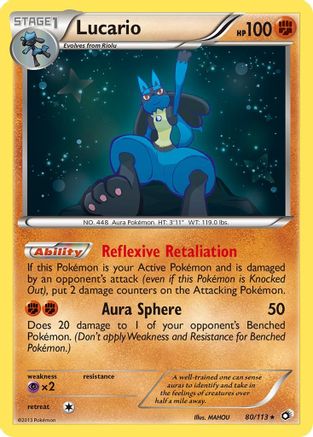 Lucario (080/113) - LT  - Holo Rare - Holofoil