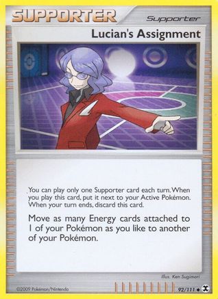 Lucian's Assignment (092) - RR  - Uncommon - Reverse Holofoil