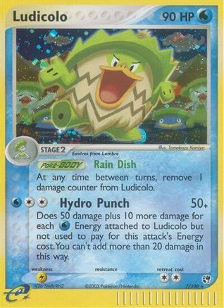 Ludicolo (007) - S  - Holo Rare - Holofoil