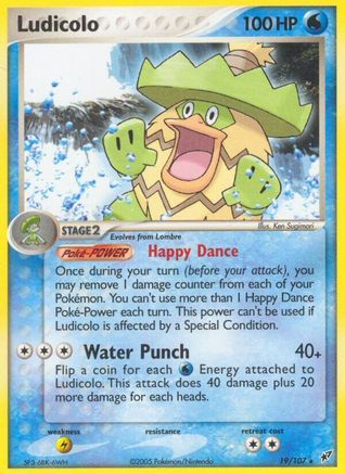 Ludicolo (019/107) - D  - Rare