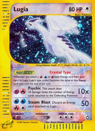 Lugia (149) - A  - Secret Rare - Reverse Holofoil