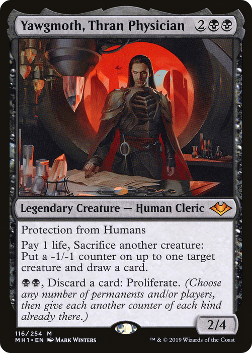 Yawgmoth, Thran Physician (MH1-116) - mythic - Foil