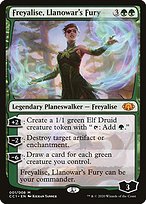 Freyalise, Llanowar's Fury (CC1-001) - mythic