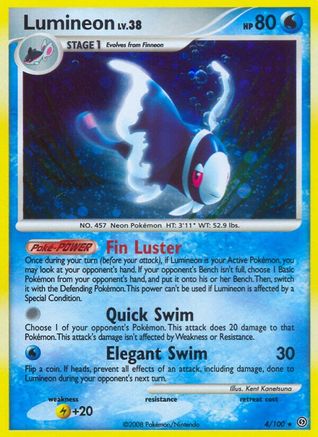 Lumineon (004) - S  - Holo Rare - Holofoil