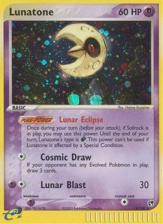 Lunatone (008) - S  - Holo Rare - Holofoil