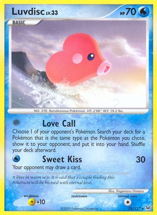 Luvdisc (035) - P  - Rare - Reverse Holofoil