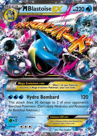 M Blastoise EX (030/146) - XBS  - Ultra Rare - Holofoil