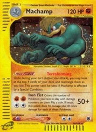 Machamp (16) (016) - E  - Holo Rare - Reverse Holofoil