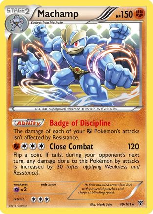 Machamp (49) (049/101) - PB  - Holo Rare - Holofoil