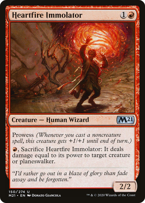 Heartfire Immolator (M21-150) - uncommon